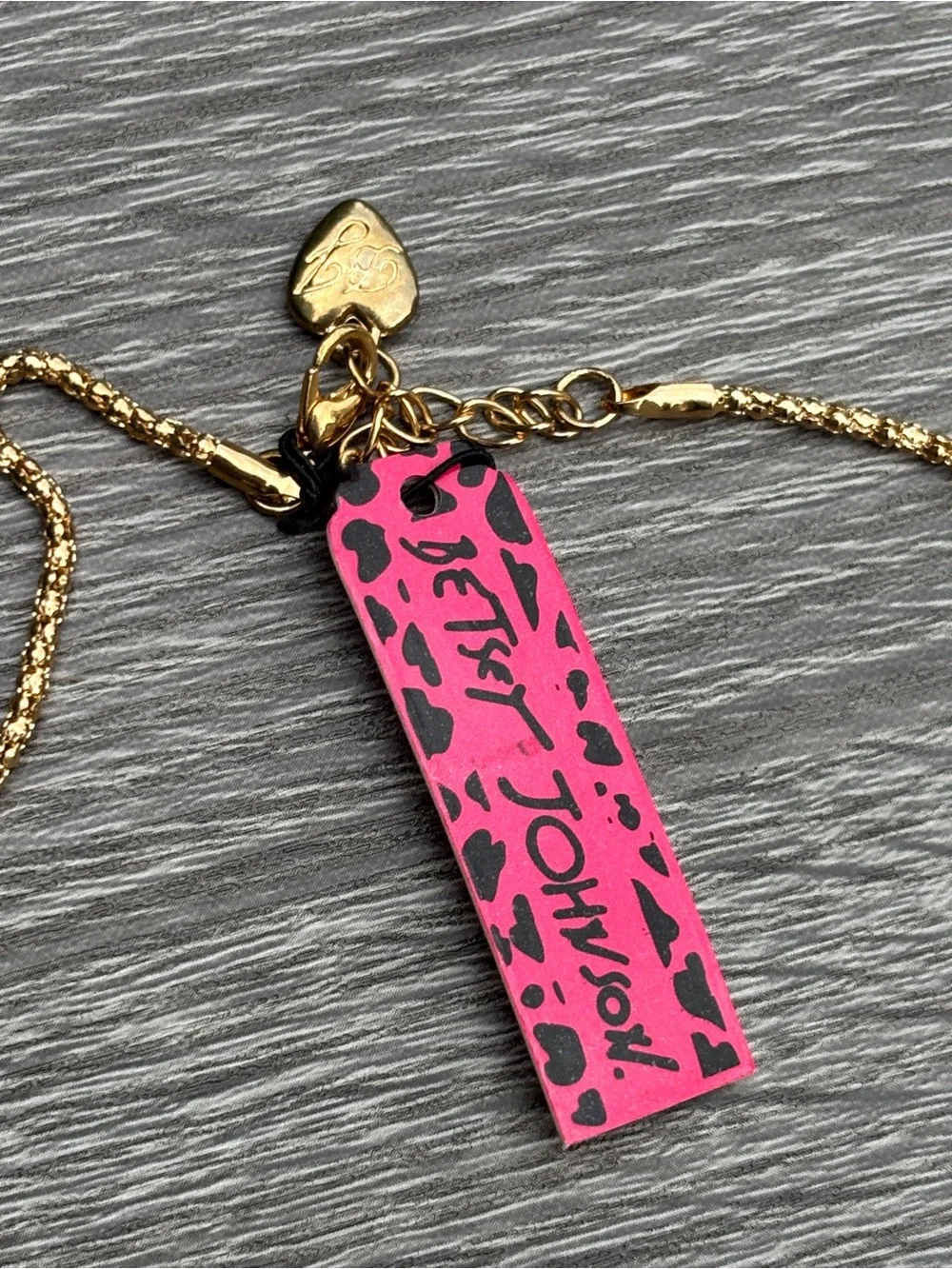 Betsey Johnson Minion Pendant Necklace